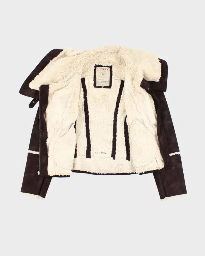 Vintage Y2k 00s Guess Faux Suede Jacket - M sold by Rokit product image thumbnail 5