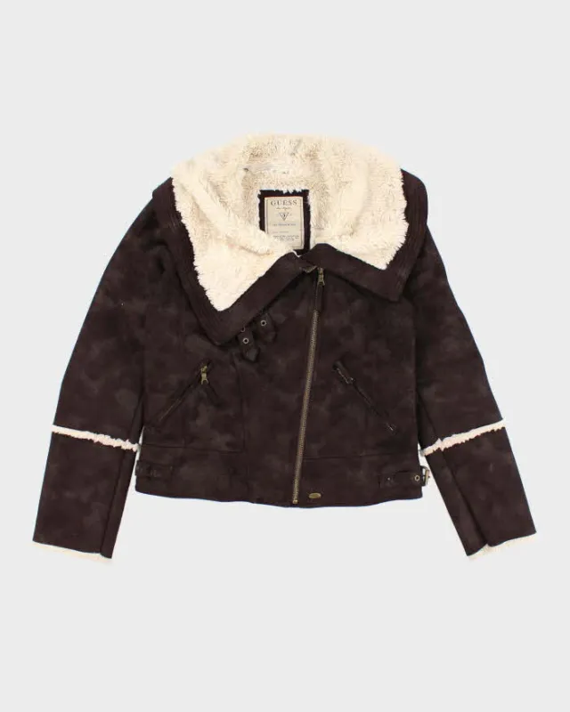 【IONSEOUL】Fury Suede Jacket 4FM106 Sky Valley Jacket (Faux Fur)
