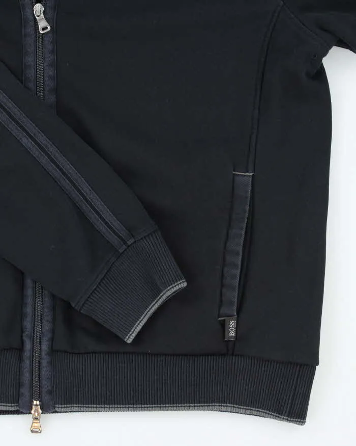 Vintage Hugo Boss Black Zip-Up Jumper - XXL sold by Rokit product image thumbnail 4