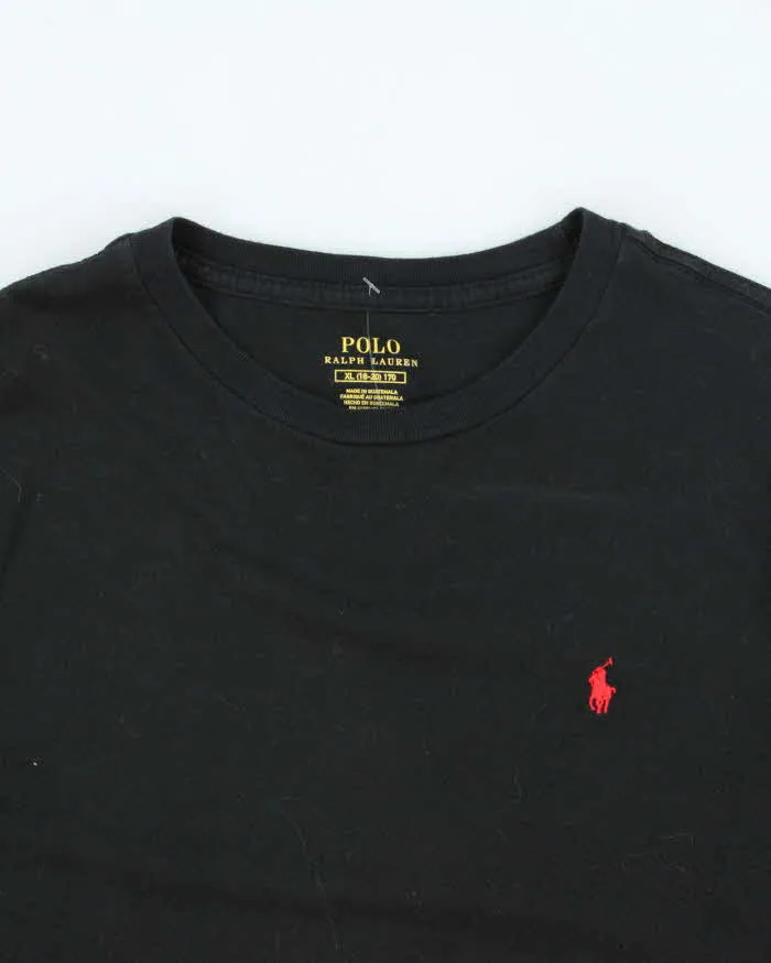 Vintage Ralph Lauren Black Long Sleeve T-shirt - XL sold by Rokit product image thumbnail 3