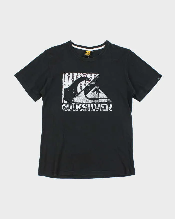 Vintage 2000's Quiksilver Centre Logo Graphic T-Shirt - S sold by Rokit