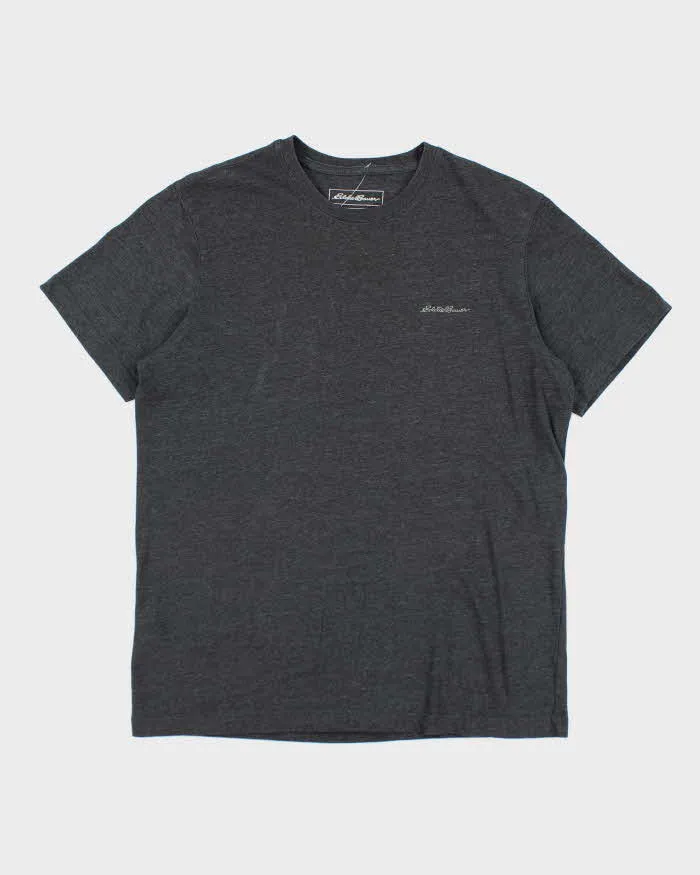 Eddie Bauer Grey Short Sleeve T-shirt - M sold by Rokit