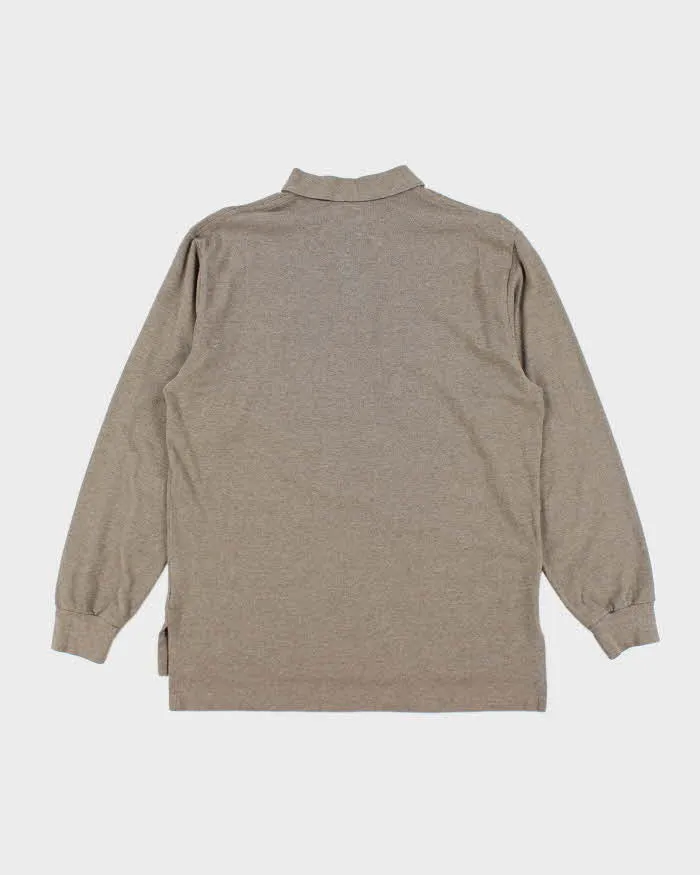 Vintage 2000's Ralph Lauren Oversized Long-sleeved Polo Shirt - L sold by Rokit product image thumbnail 2