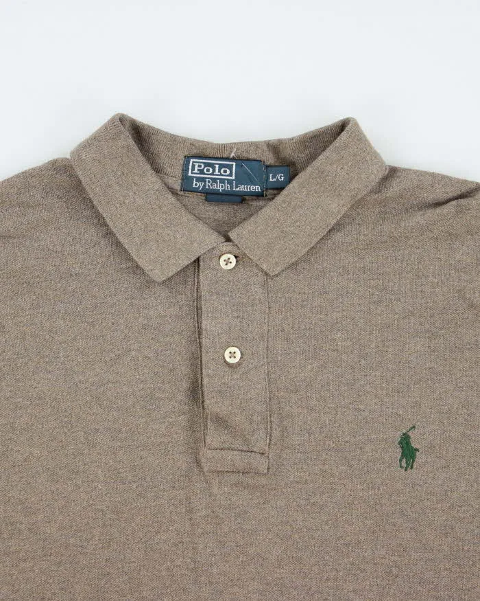 Vintage 2000's Ralph Lauren Oversized Long-sleeved Polo Shirt - L sold by Rokit product image thumbnail 3