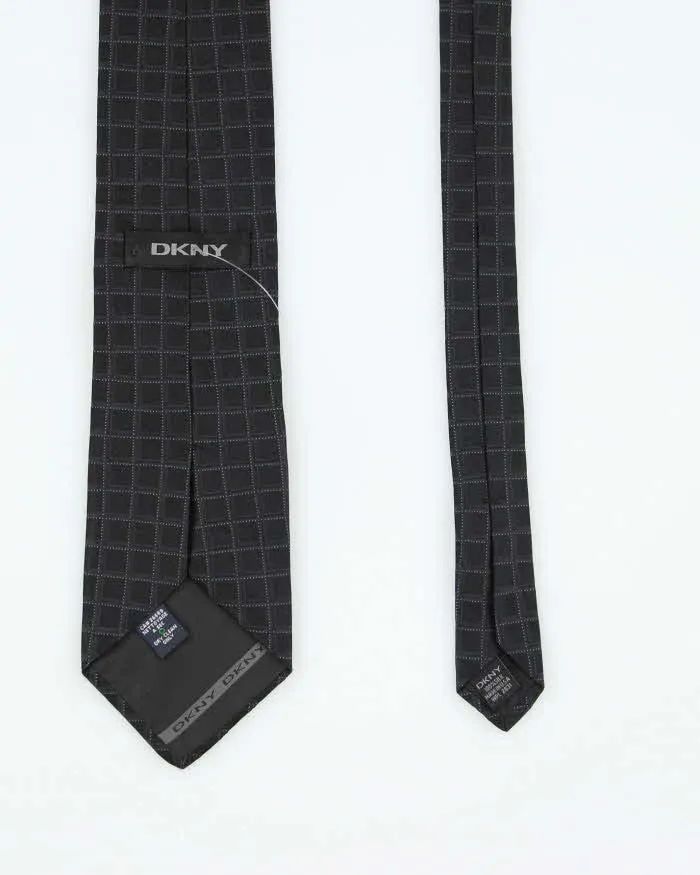 Vintage Y2K DKNY Checked Silk Tie sold by Rokit product image thumbnail 2