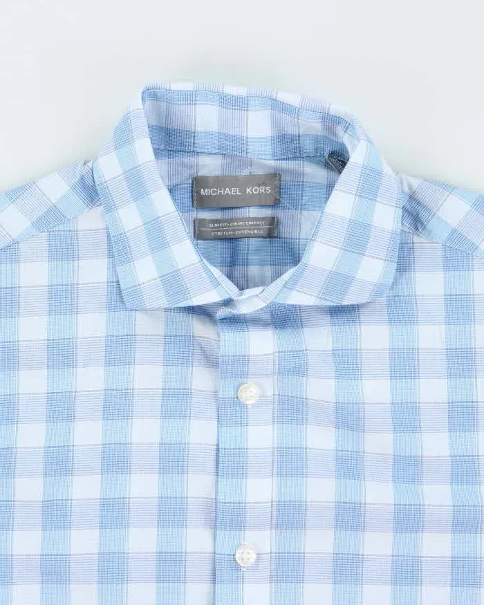 Vintage Y2k 00s Michael Kors Checked Long Sleeve Shirt - S sold by Rokit product image thumbnail 3