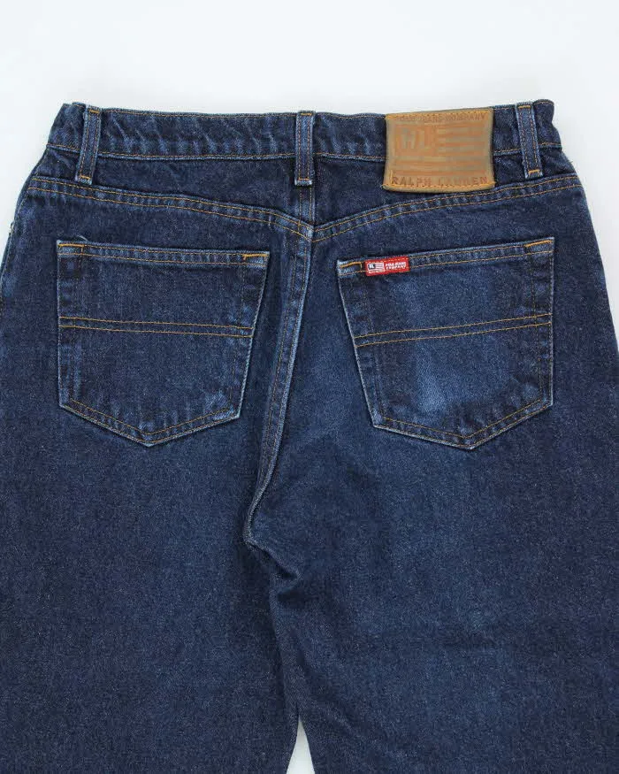 Vintage 90s Polo Jeans Ralph Lauren Dark Wash Jeans - W28 L29 sold by Rokit product image thumbnail 4