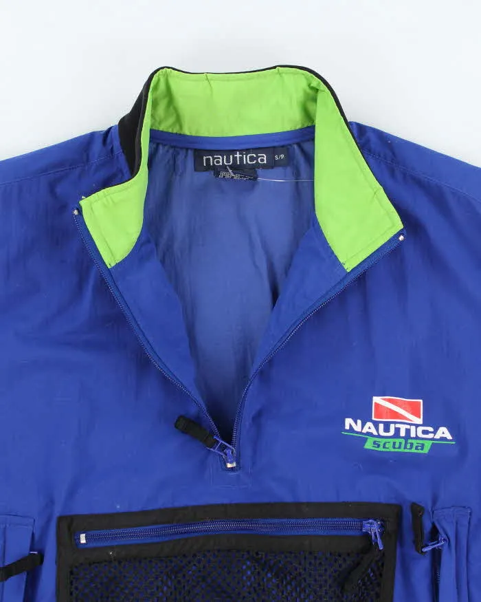 Vintage Nautica Quarter-Zip Hooded Windbreaker - S sold by Rokit product image thumbnail 3
