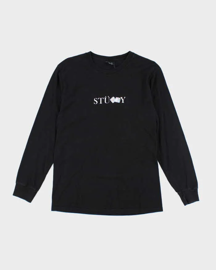 Vintage 00s Stussy Long Sleeve T-shirt - M sold by Rokit