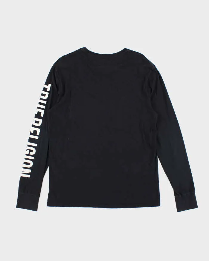 Vintage Y2k 00s True Religion Black Long Sleeve T-shirt - L sold by Rokit product image thumbnail 2