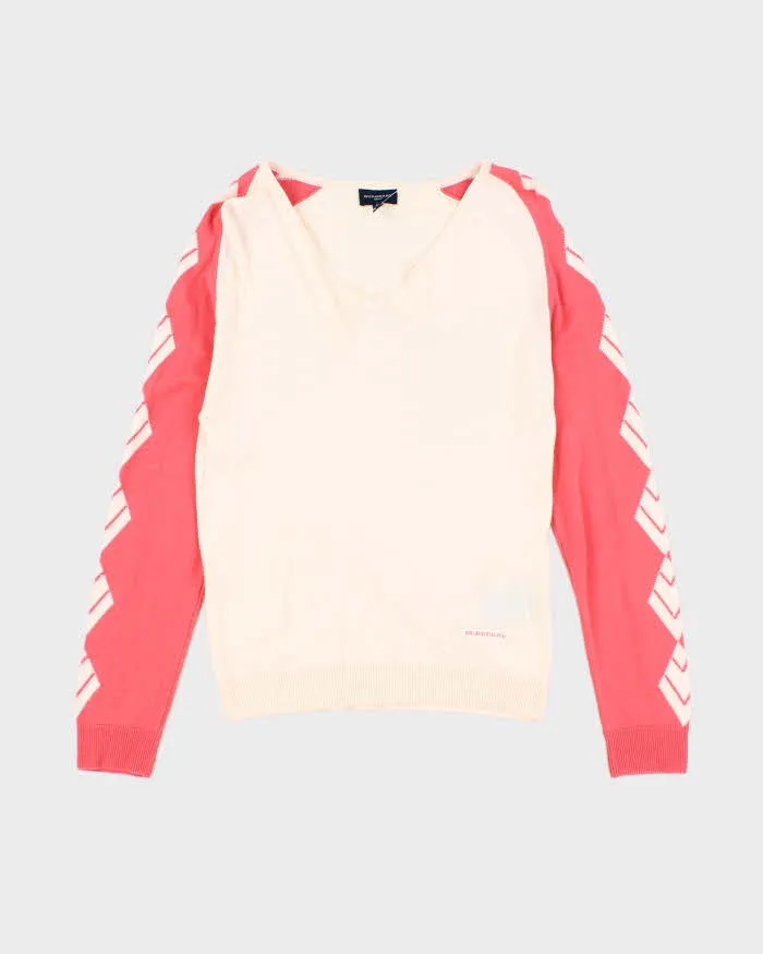 Vintage Burberry Golf Knit Jumper - M sold by Rokit