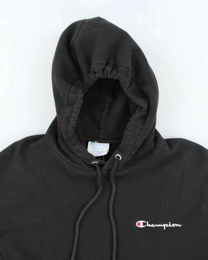Vintage Y2k 00s Champion Reverse Weave Black Hoodie - M sold by Rokit product image thumbnail 3