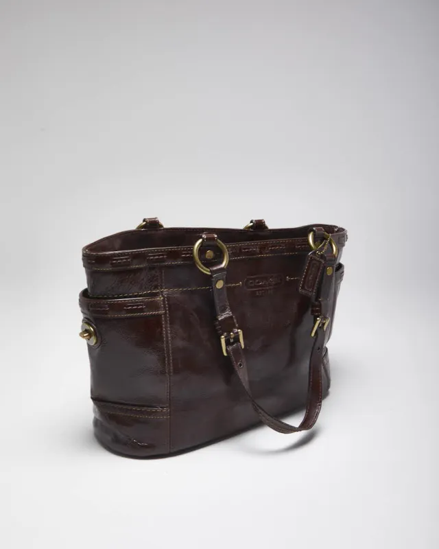 Vintage Y2k 00s Coach Brown Handbag sold by Rokit