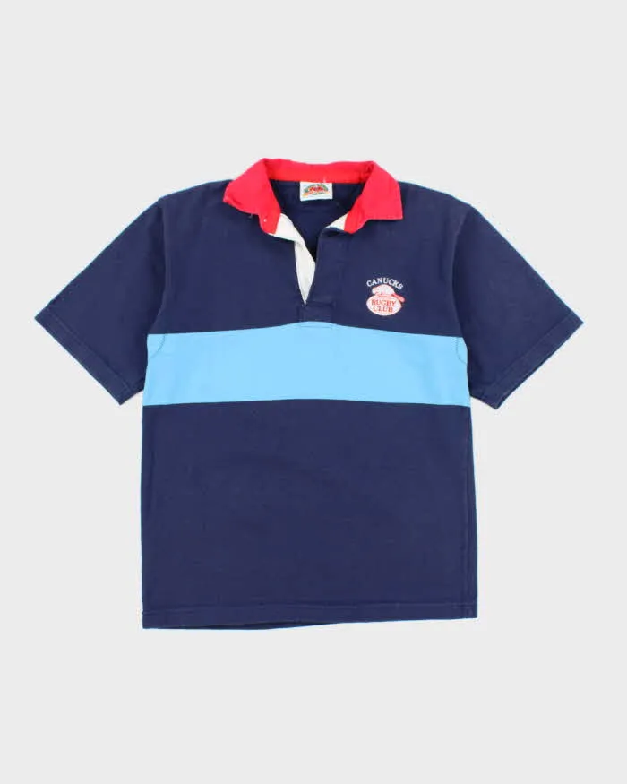 Vintage 90's Canucks Rugby Club Polo Shirt - M sold by Rokit