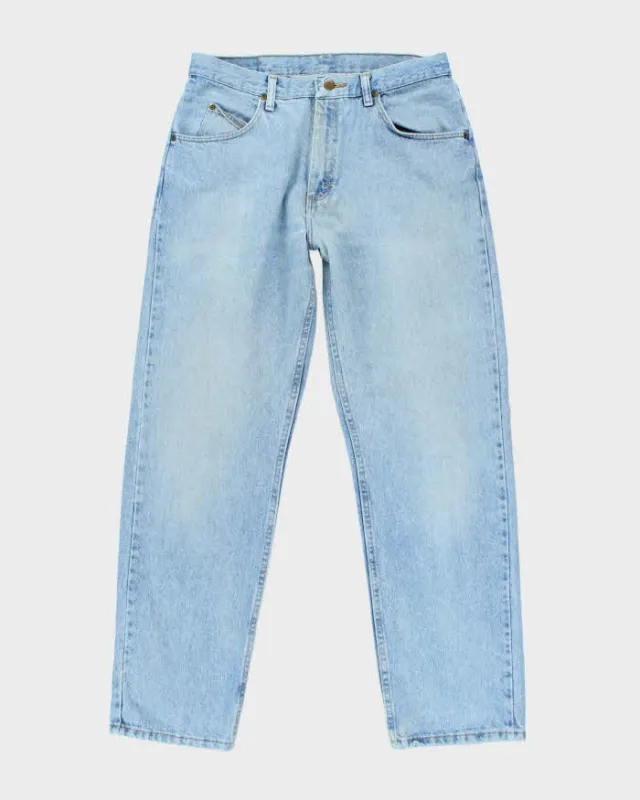 Vintage 2000's Wrangler Light Wash Straight Leg Jeans - W32 L29 sold by Rokit