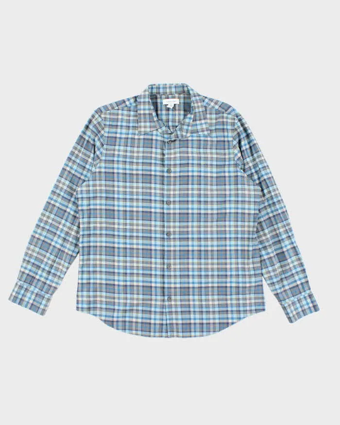 Calvin Klein Checked Long Sleeve Shirt - L sold by Rokit