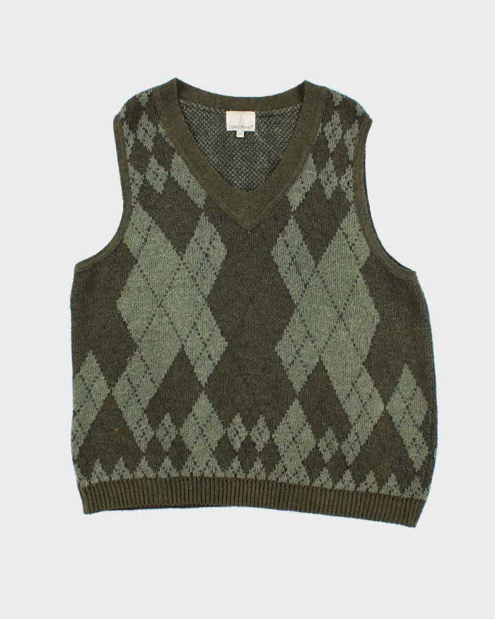 Vintage London Fog Wool Blend Tank Knit - L sold by Rokit