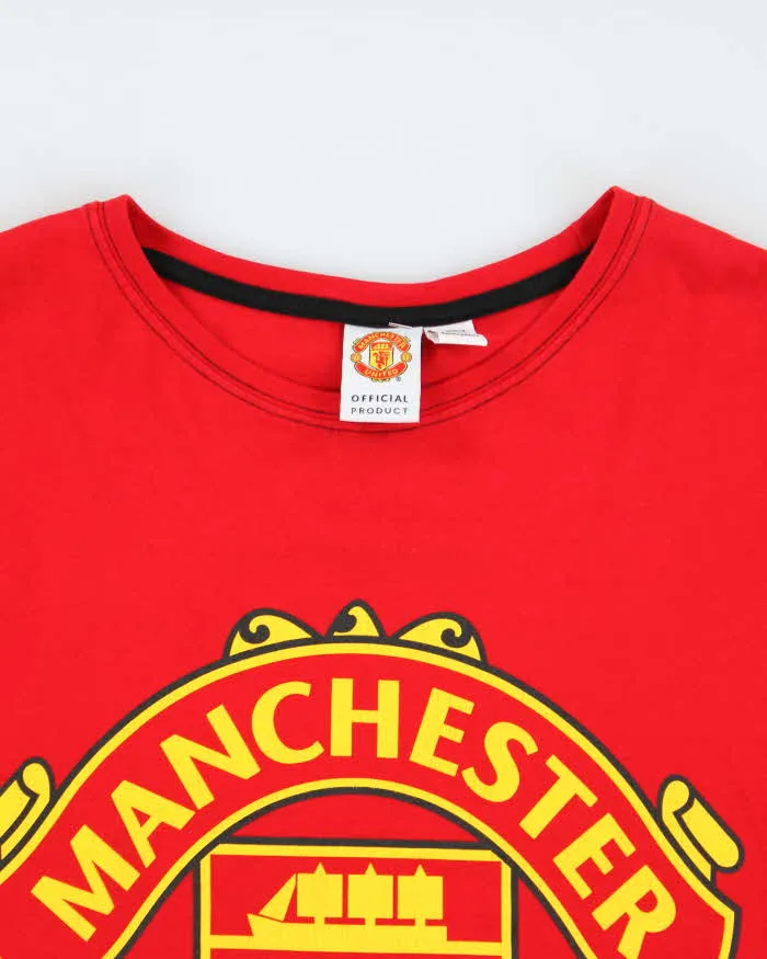 Vintage Y2K Manchester United FC Football Long-sleeved T-Shirt - XL sold by Rokit product image thumbnail 3