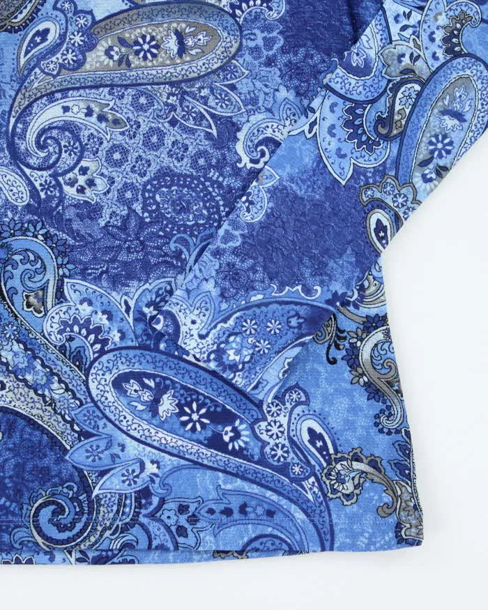 Vintage Y2k 00s Northern Reflections Double Mesh Paisley Pattern Top - M sold by Rokit product image thumbnail 4