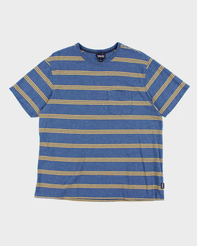 Vintage Patagonia Striped Pocket T-Shirt - L made by Patagonia