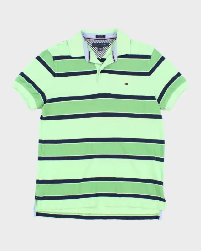 Vintage 2000's Tommy Hilfiger Striped Polo Shirt - M sold by Rokit