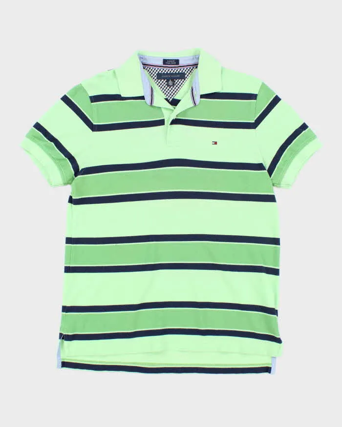 Vintage 2000's Tommy Hilfiger Striped Polo Shirt - M sold by Rokit