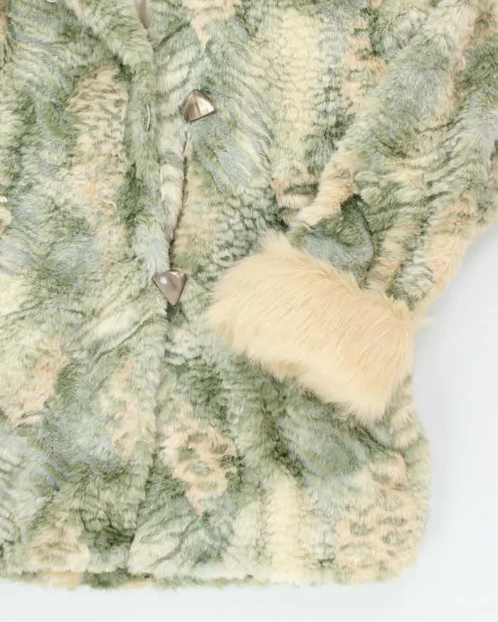 Vintage Nuage Hooded Faux Fur Jacket - M sold by Rokit product image thumbnail 4