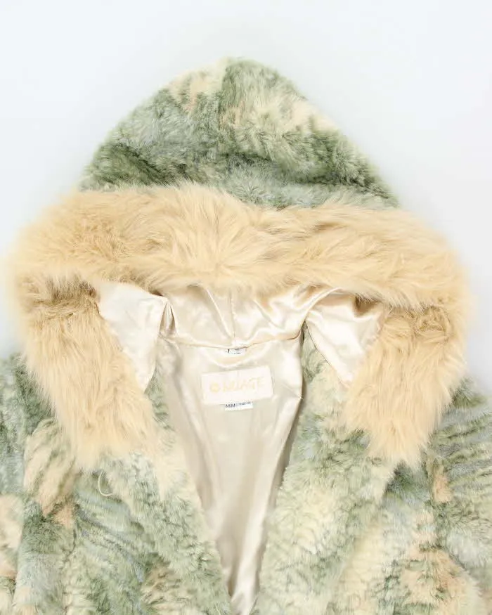 Vintage Nuage Hooded Faux Fur Jacket - M sold by Rokit product image thumbnail 3
