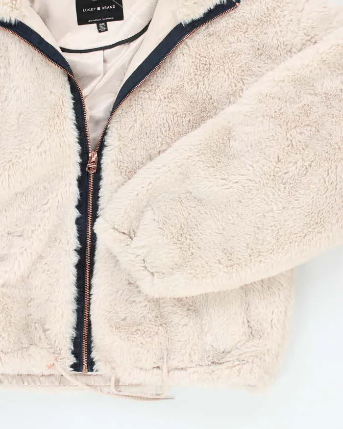 Vintage Y2k 00s Lucky Brand Faux Fur Jacket - M sold by Rokit product image thumbnail 4