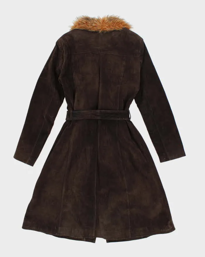 Vintage 90s Le Chateau Long Suede Jacket - M sold by Rokit product image thumbnail 2