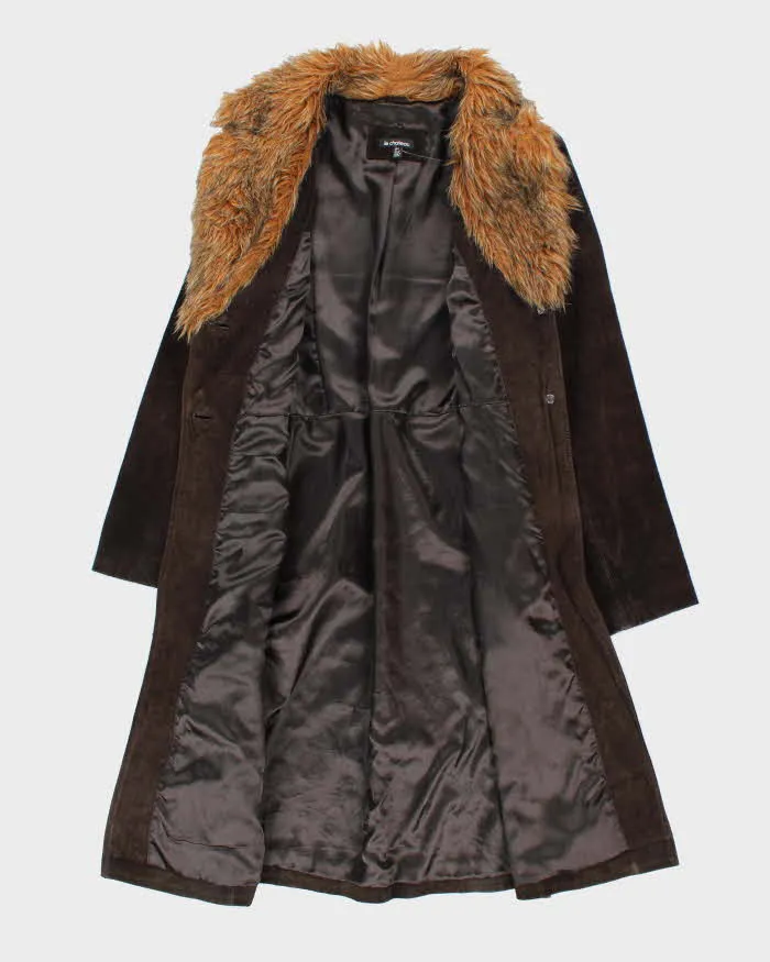 Vintage 90s Le Chateau Long Suede Jacket - M sold by Rokit product image thumbnail 5