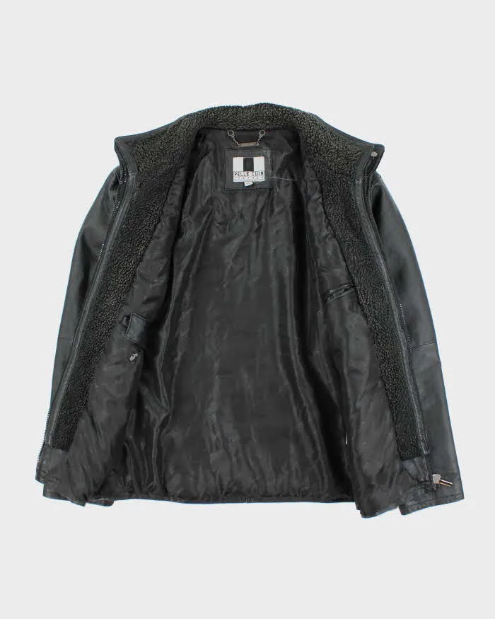 Vintage Y2K Pelle Cuir Heavyweight Lined Leather Jacket - L sold by Rokit product image thumbnail 5