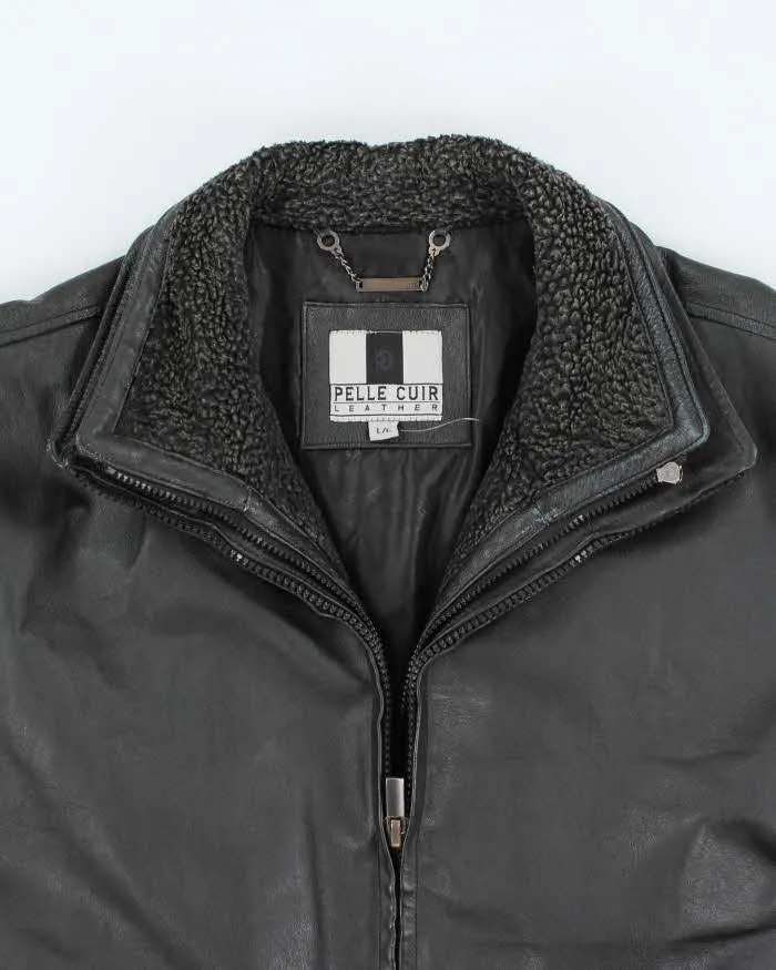 Vintage Y2K Pelle Cuir Heavyweight Lined Leather Jacket - L sold by Rokit product image thumbnail 3