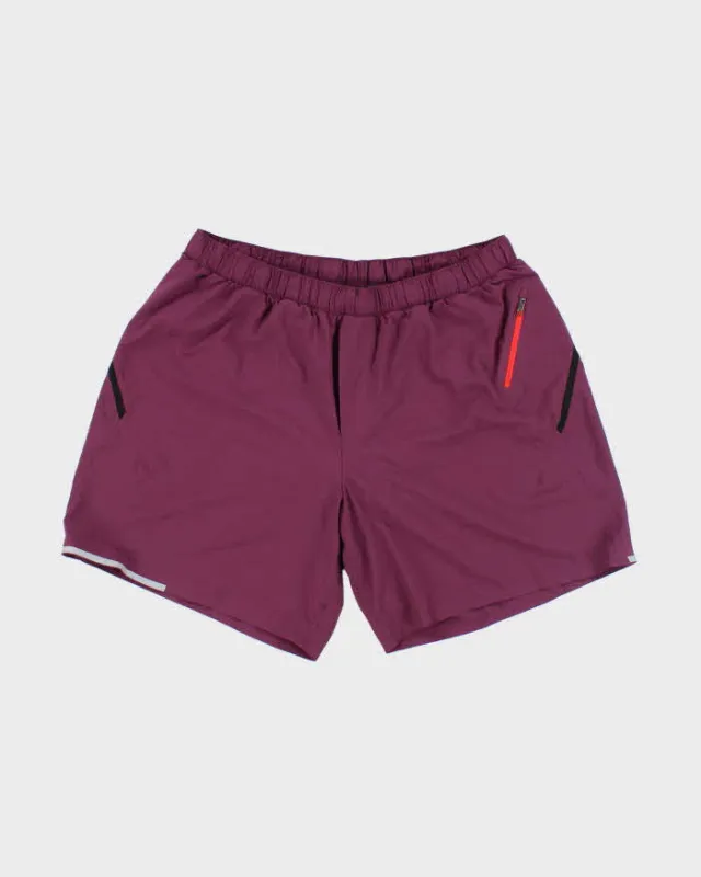 Men's Lululemon Lightweight Purple Running Sports Shorts - L sold by Rokit