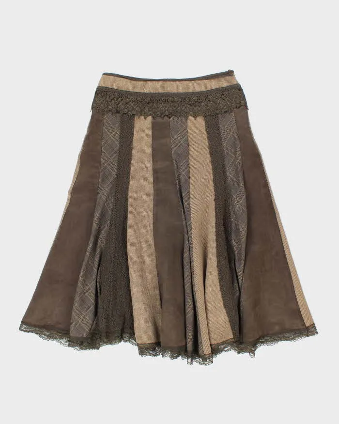 Vintage Y2k 00s Nygard Patchwork Panel Skirt - S sold by Rokit