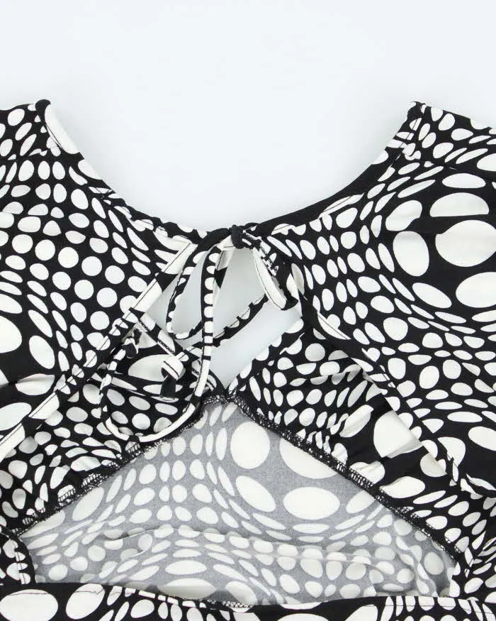 Vintage Y2k 00s Polka Dot Backless Top - S sold by Rokit product image thumbnail 4