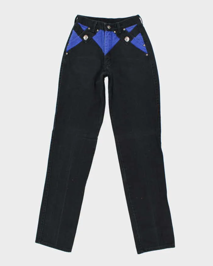 Vintage RoughRider Black Jeans - W24 L34 sold by Rokit
