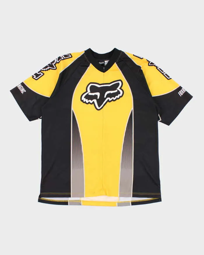 Vintage 2000's Fox Racing Quarter Zip Sports Shirt - XL sold by Rokit