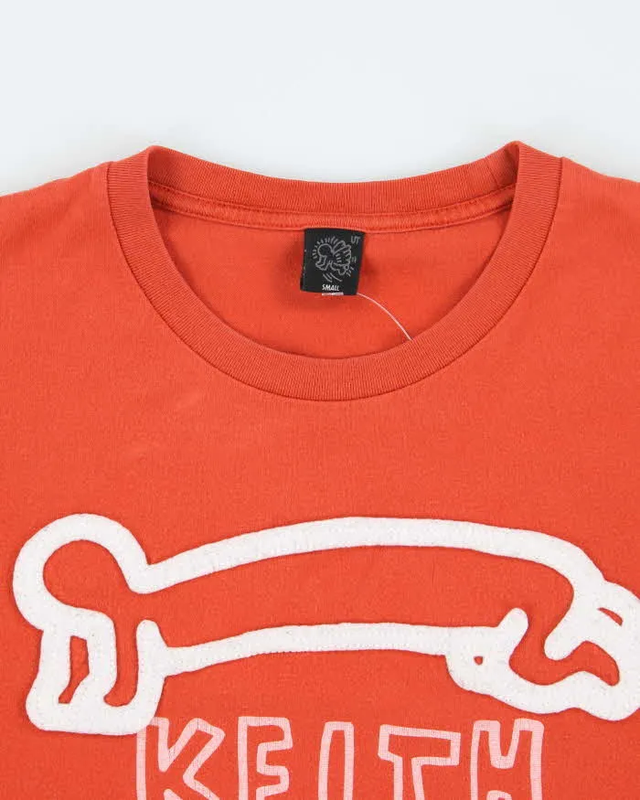 Vintage 00s Keith Haring Orange T-shirt - S sold by Rokit product image thumbnail 3