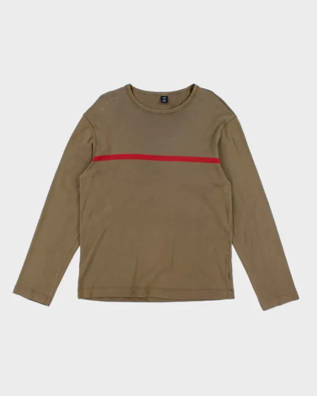 Vintage 90's GAP Long-sleeved Plain T-Shirt - L sold by Rokit
