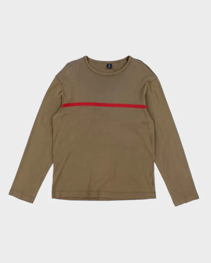 Vintage 90's GAP Long-sleeved Plain T-Shirt - L sold by Rokit
