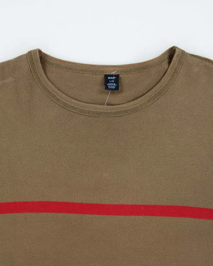 Vintage 90's GAP Long-sleeved Plain T-Shirt - L sold by Rokit product image thumbnail 3