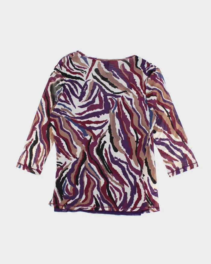 Vintage Y2k 00s Olsen Mesh Wrap Style Top - L sold by Rokit product image thumbnail 2