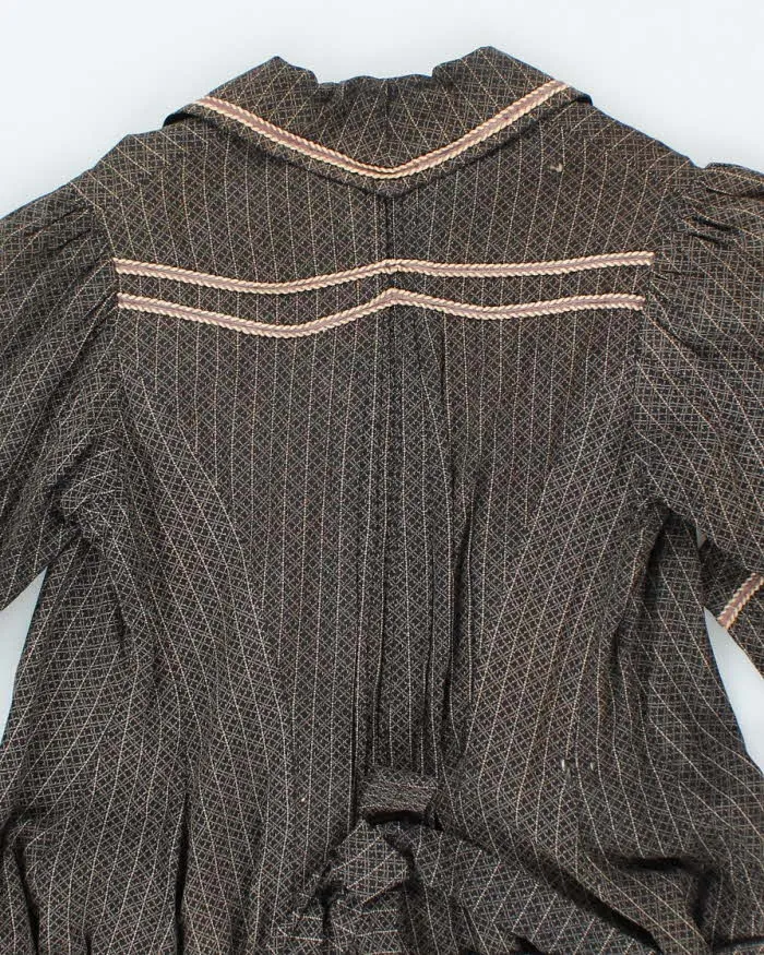 Vintage 1900s Long Sleeve Smock Dress - S sold by Rokit product image thumbnail 4