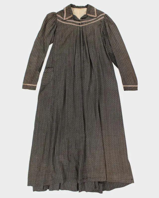 Vintage 1900s Long Sleeve Smock Dress - S sold by Rokit