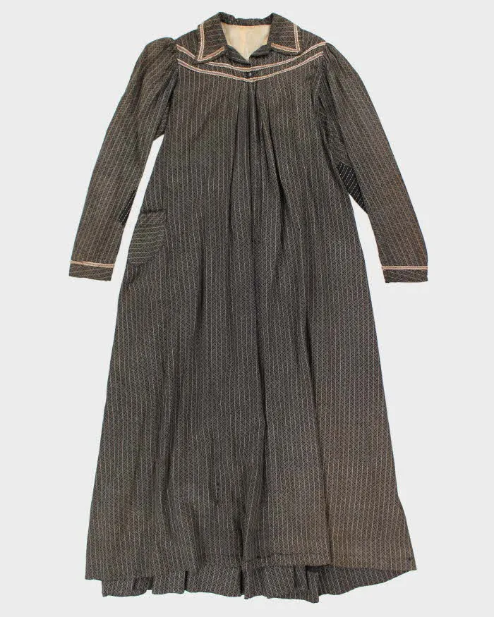 Vintage 1900s Long Sleeve Smock Dress - S sold by Rokit