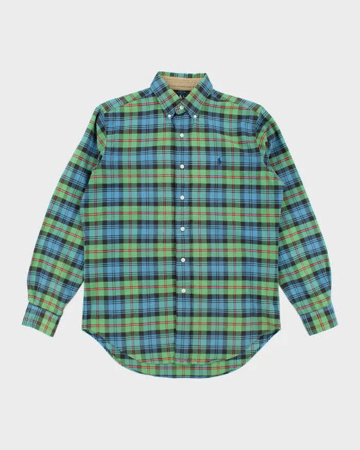 Vintage 90's Ralph Lauren Flannel Button Up Shirt - S sold by Rokit