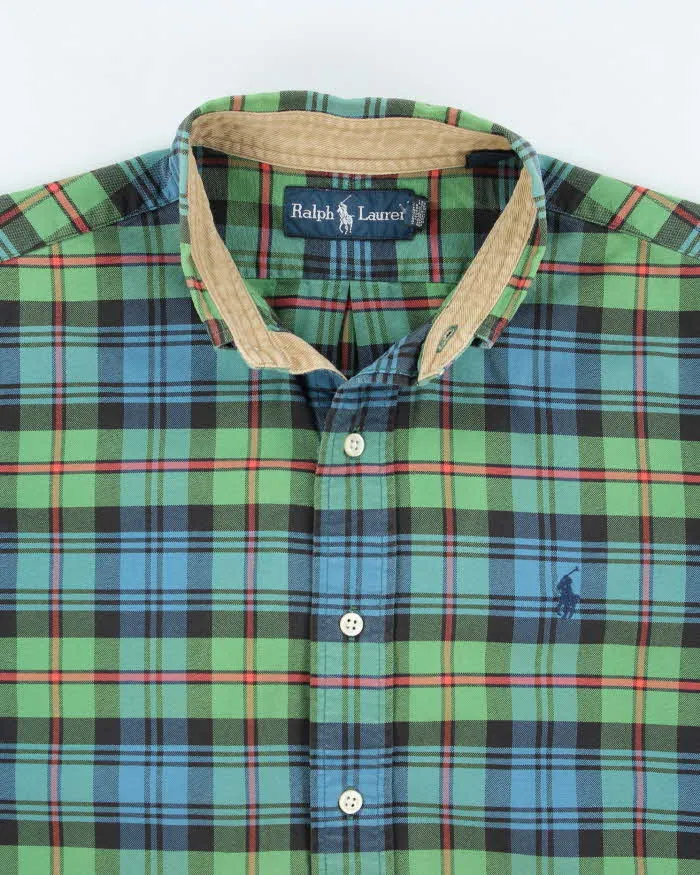 Vintage 90's Ralph Lauren Flannel Button Up Shirt - S sold by Rokit product image thumbnail 3