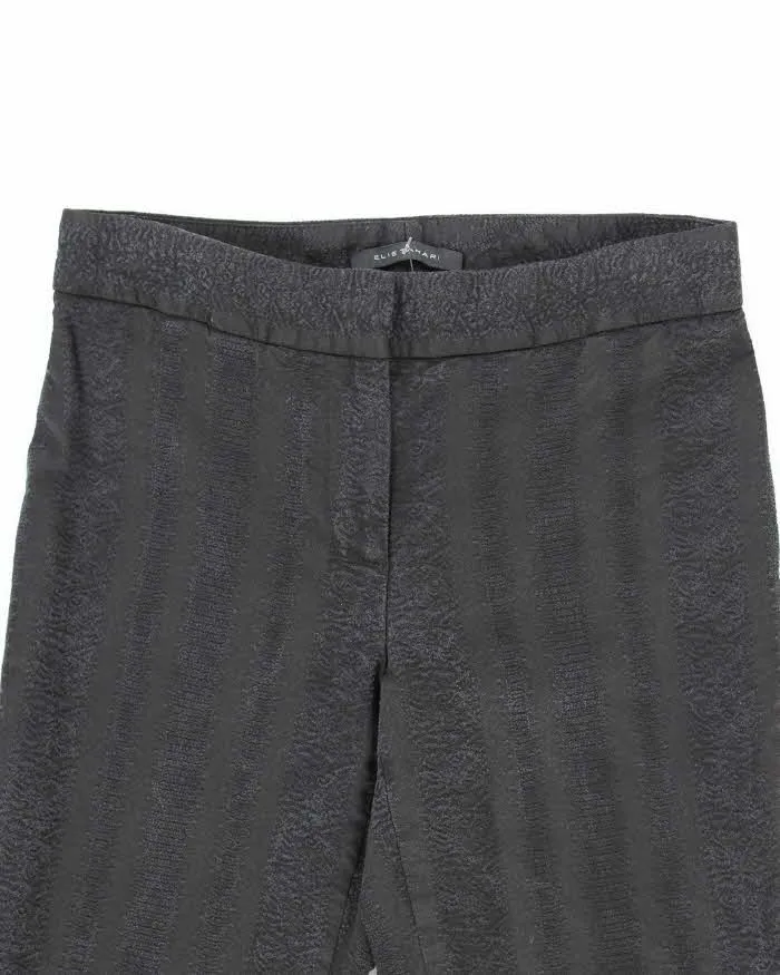 Elie Tahari Black Textured Trousers - W26 L31 sold by Rokit product image thumbnail 3