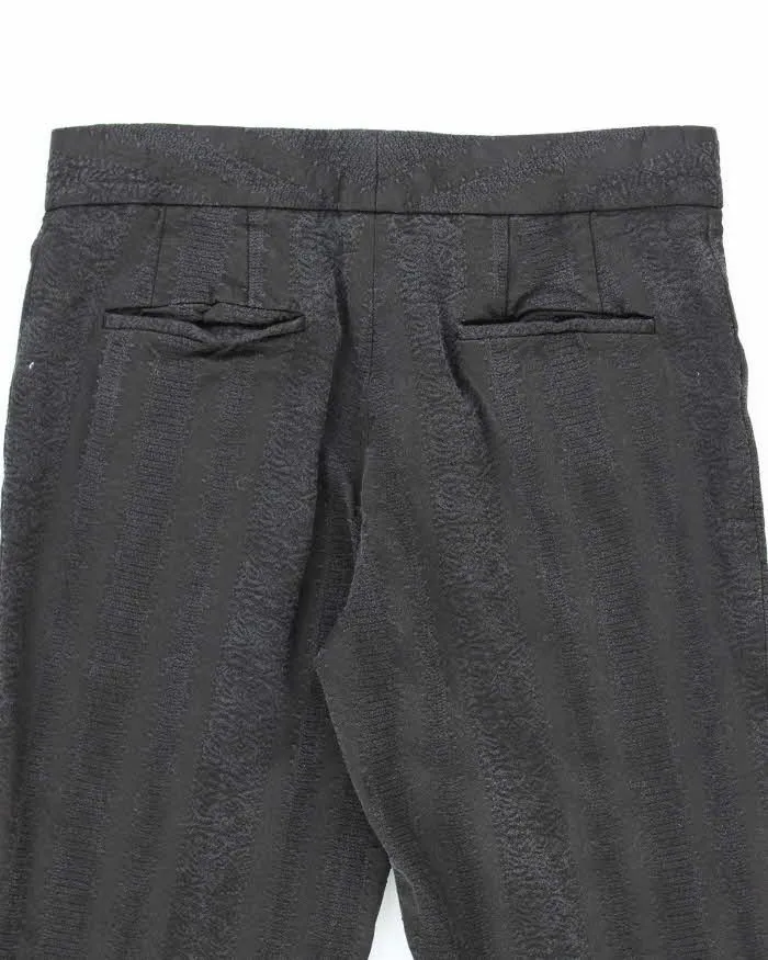 Elie Tahari Black Textured Trousers - W26 L31 sold by Rokit product image thumbnail 4